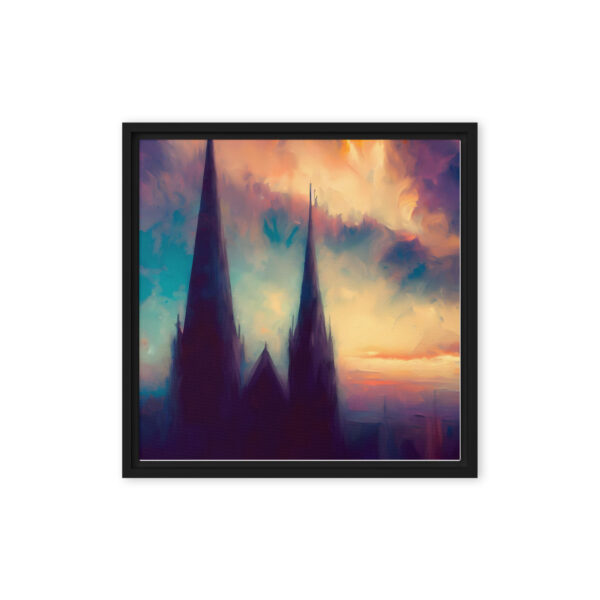 St Patricks Cathedral, Armagh - framed canvas print - Image 3