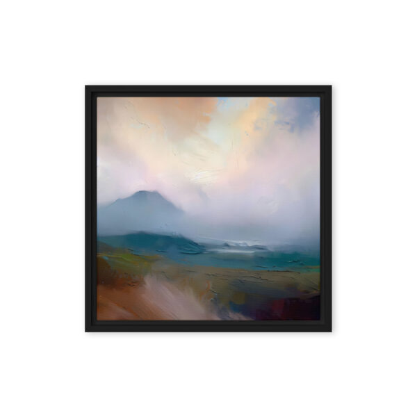 Misty Mountain, Donegal - framed canvas print - Image 5