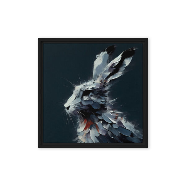 Golden Irish Hare - framed canvas print - Image 5