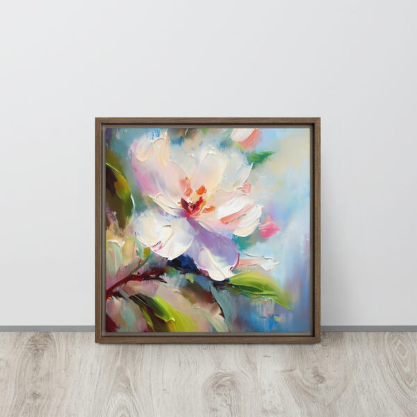 Armagh Apple Blossom - framed canvas print - Image 4