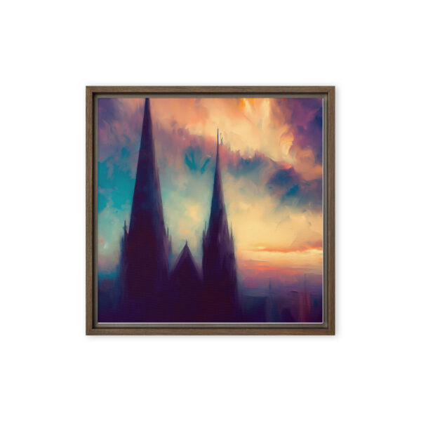 St Patricks Cathedral, Armagh - framed canvas print - Image 5