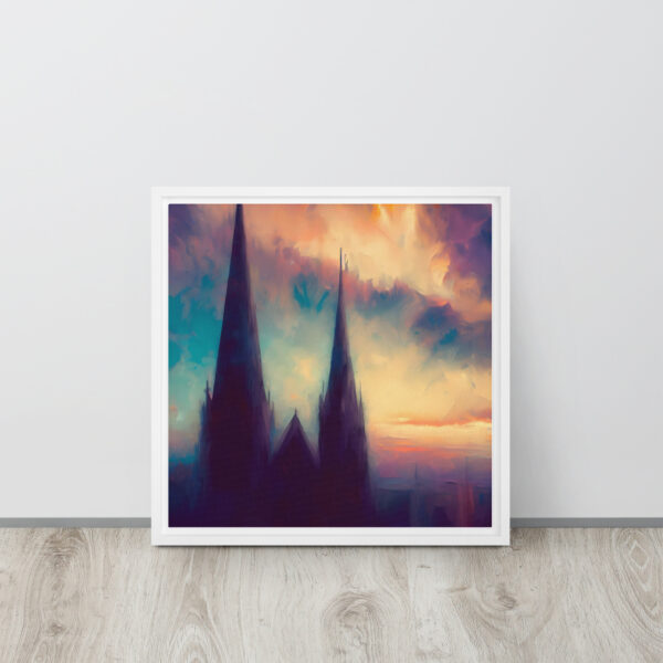 St Patricks Cathedral, Armagh - framed canvas print - Image 4