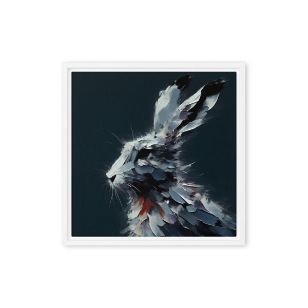 Golden Irish Hare - framed canvas print - Image 7