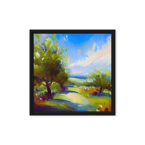 Sunlit Orchard - Framed canvas print - Image 5