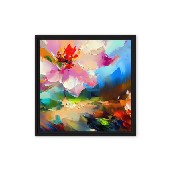 Apple Blossom, Full Bloom - Framed canvas print - Image 5