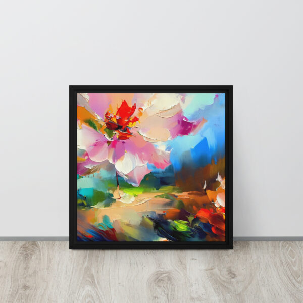 Apple Blossom, Full Bloom - Framed canvas print - Image 3