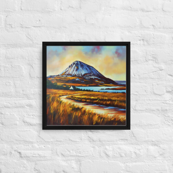 Mount Errigal, Donegal - framed canvas print - Image 3