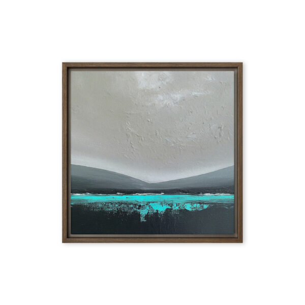 Abstract Landscape Blue - Framed canvas print - Image 7