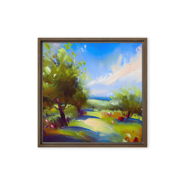 Sunlit Orchard - Framed canvas print - Image 6