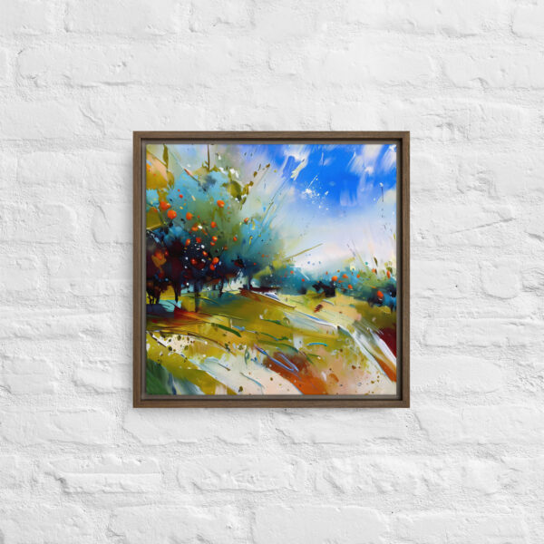 Summer Orchard, Armagh - Framed canvas print - Image 4