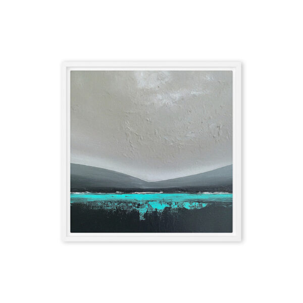 Abstract Landscape Blue - Framed canvas print - Image 6