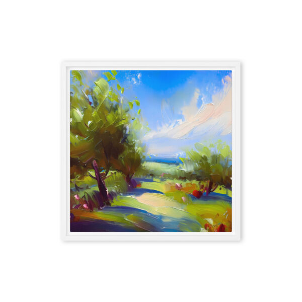 Sunlit Orchard - Framed canvas print - Image 7