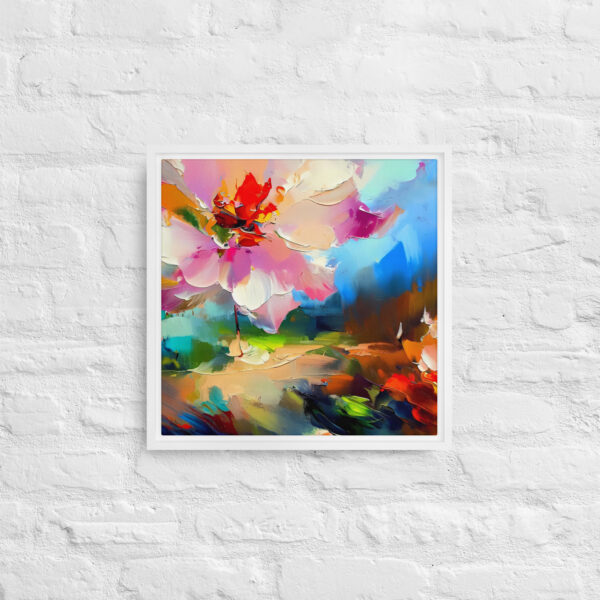 Apple Blossom, Full Bloom - Framed canvas print - Image 4