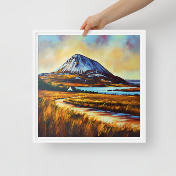 Mount Errigal, Donegal - framed canvas print - Image 2