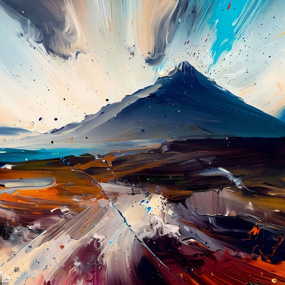 Croagh Patrick, County Mayo - framed canvas print