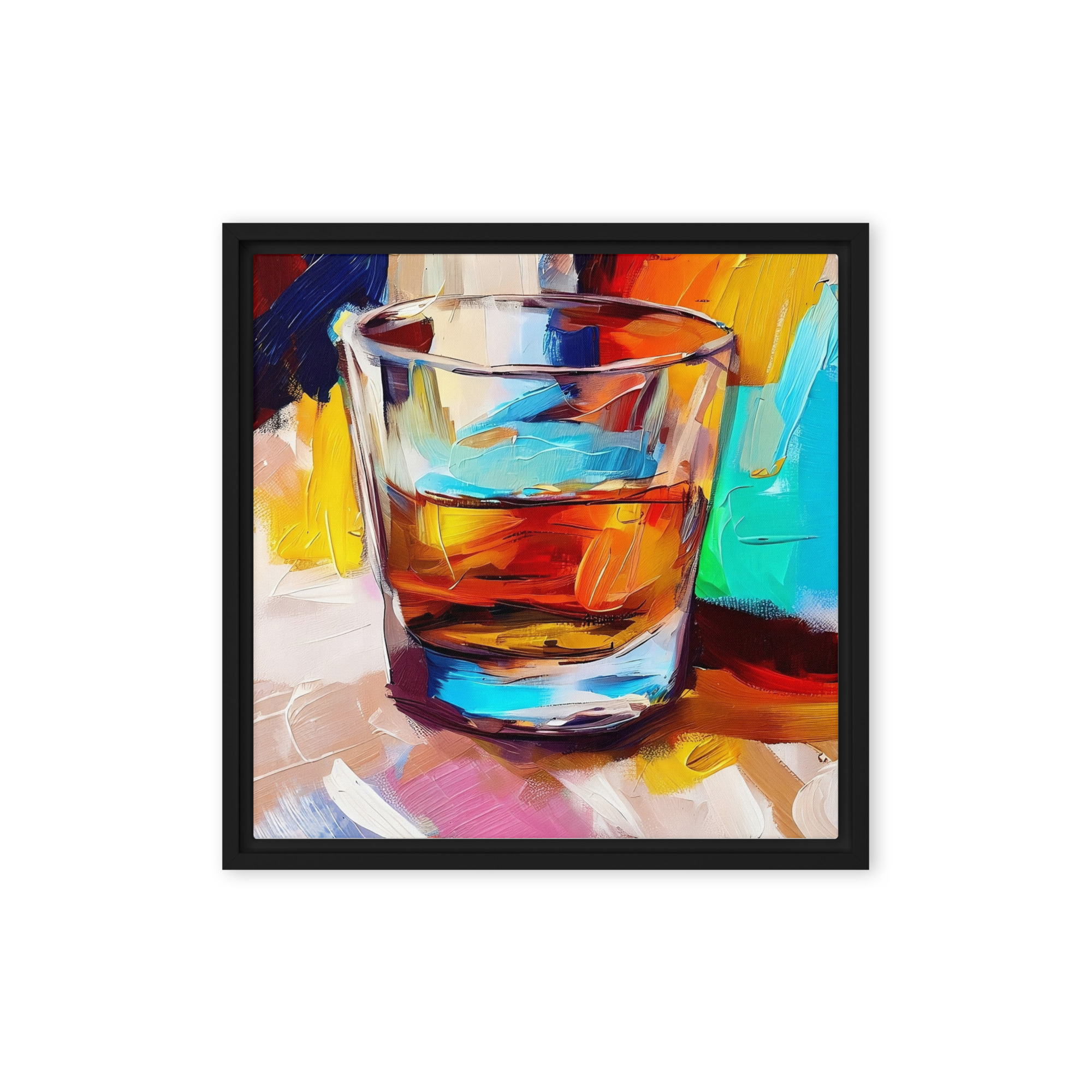 A Wee Dram - framed canvas print - Image 5