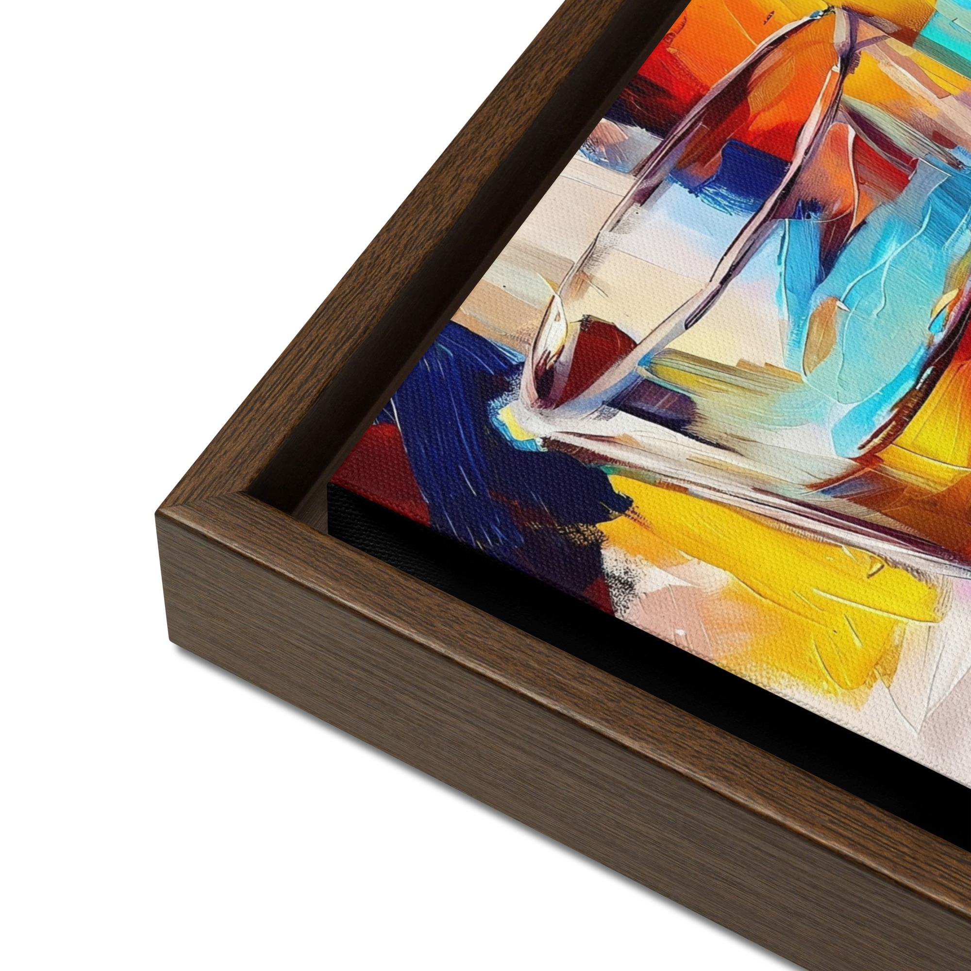 A Wee Dram - framed canvas print - Image 9