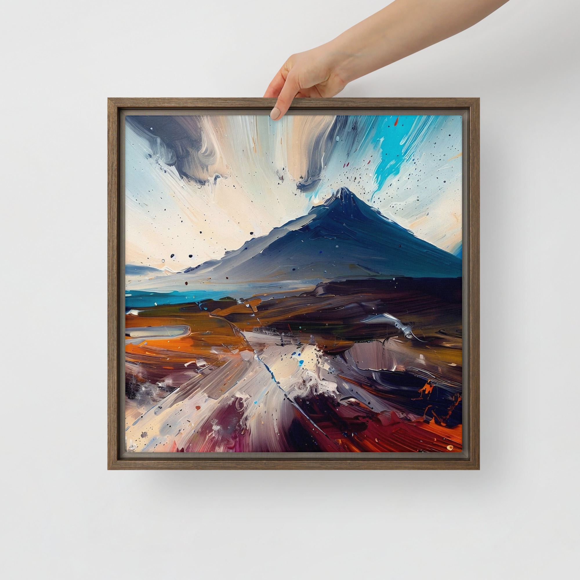 Croagh Patrick, County Mayo - framed canvas print - Image 2