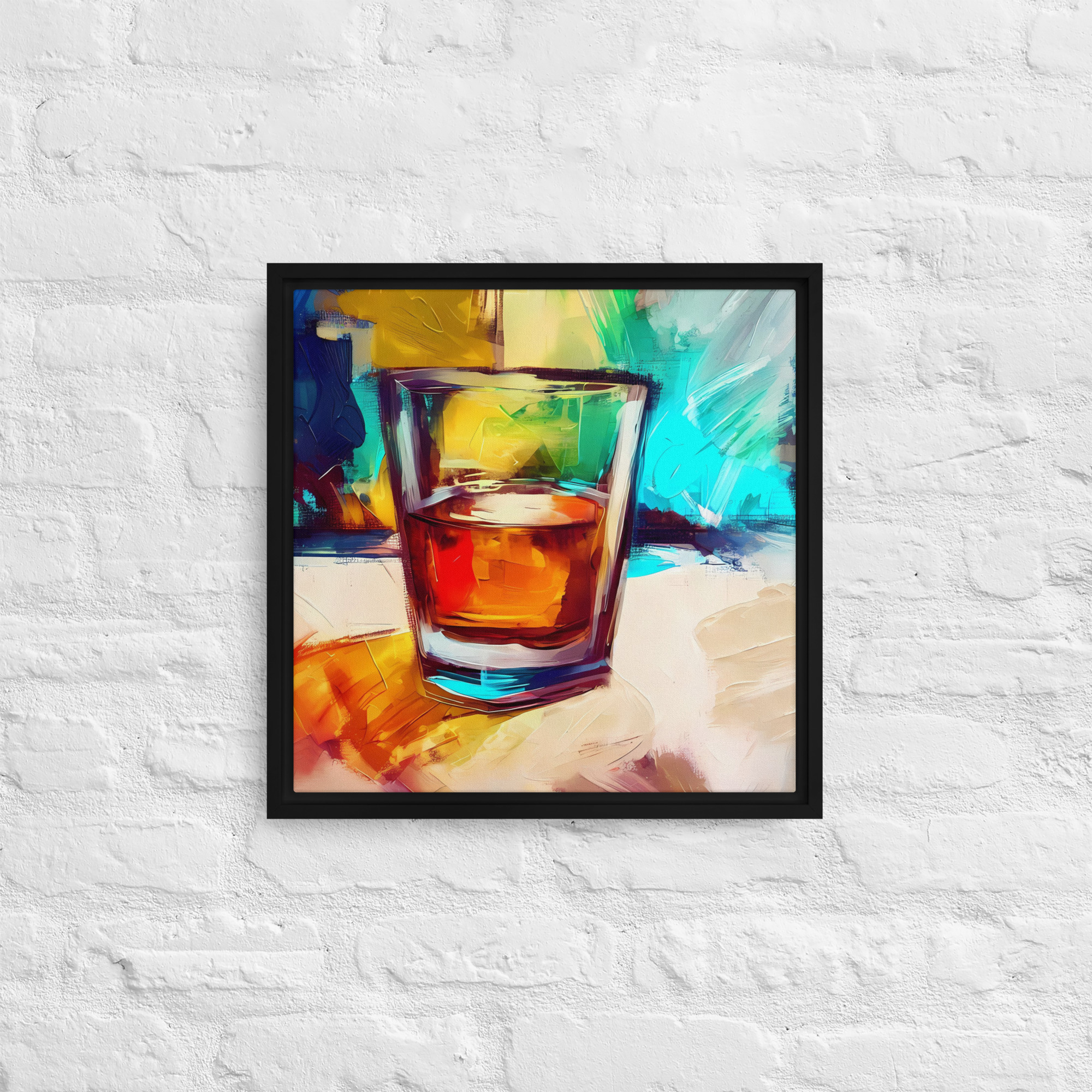 A Wee Dram - Framed canvas print - Image 3