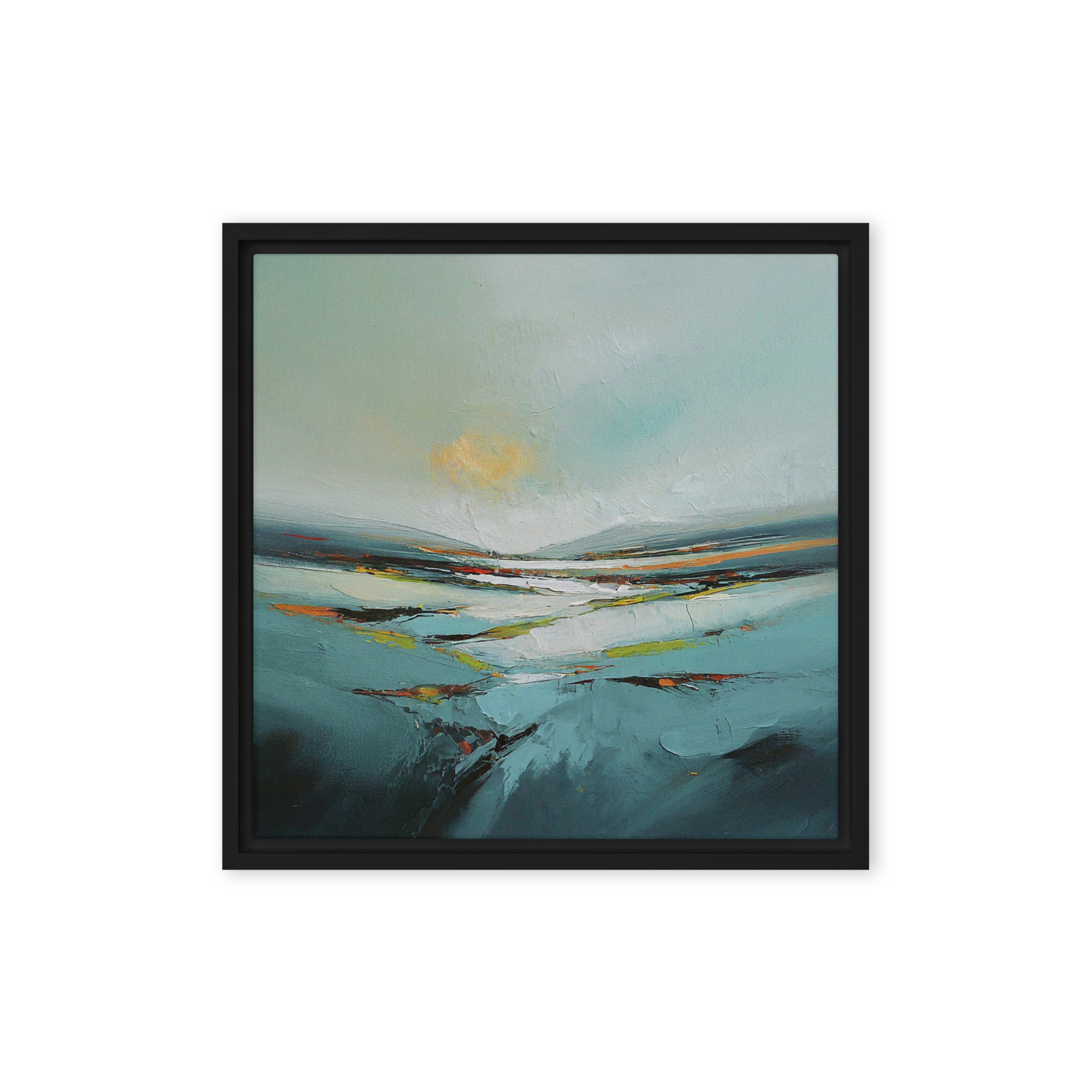 Sunrise and Mist - Framed canvas print - Image 5