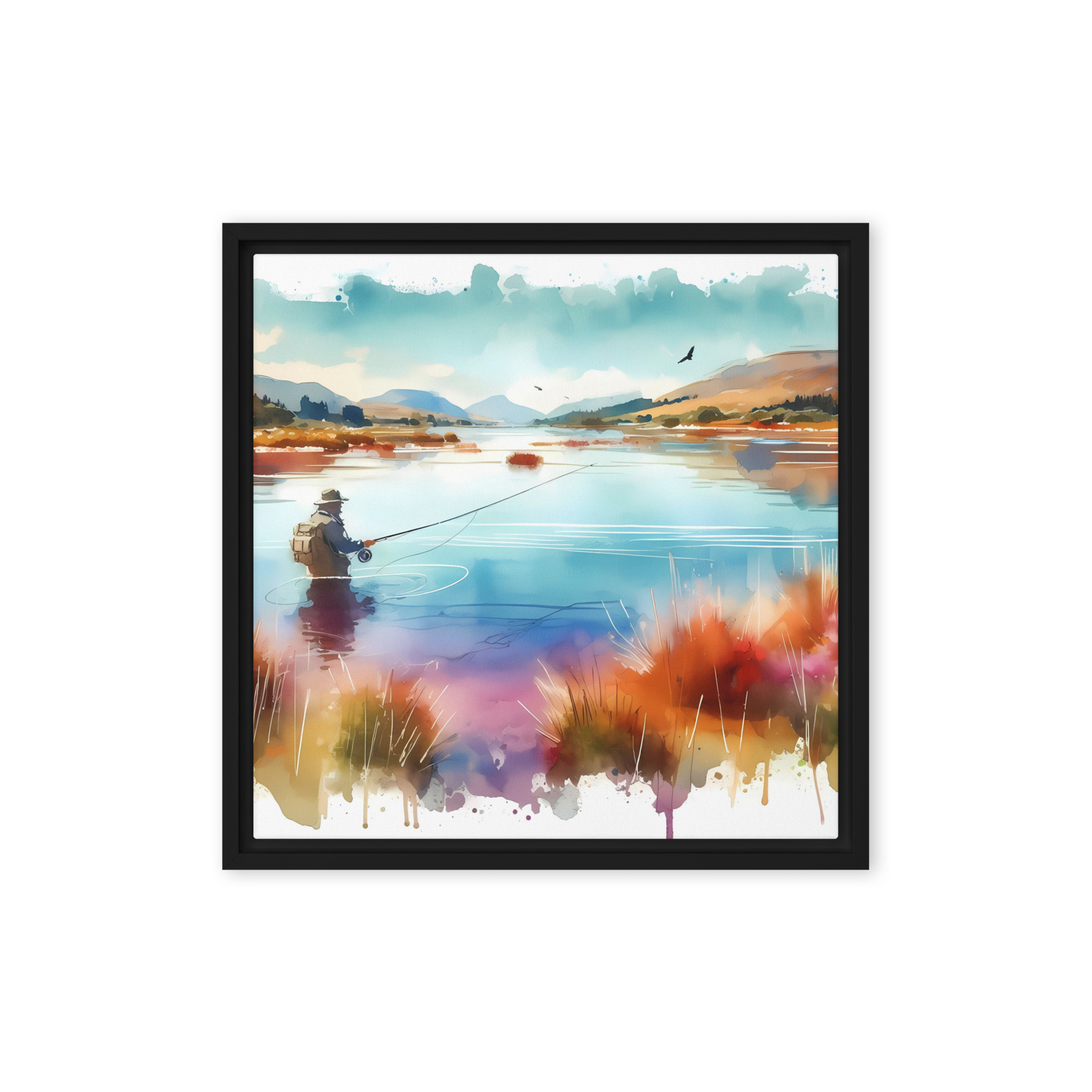 A Day At The Loch - Framed canvas print - Image 5