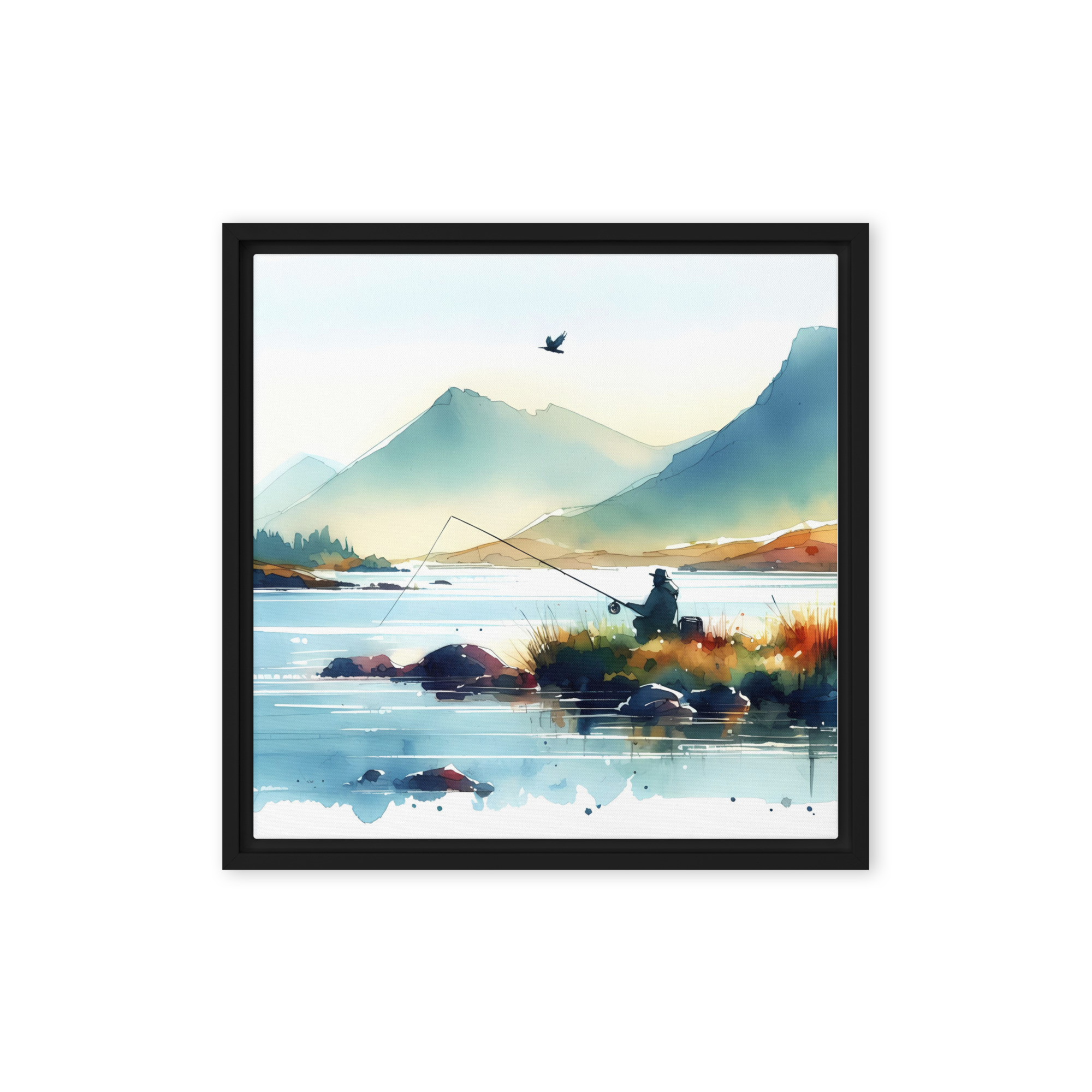 A Fine Day At The Loch - Framed canvas print - Image 5