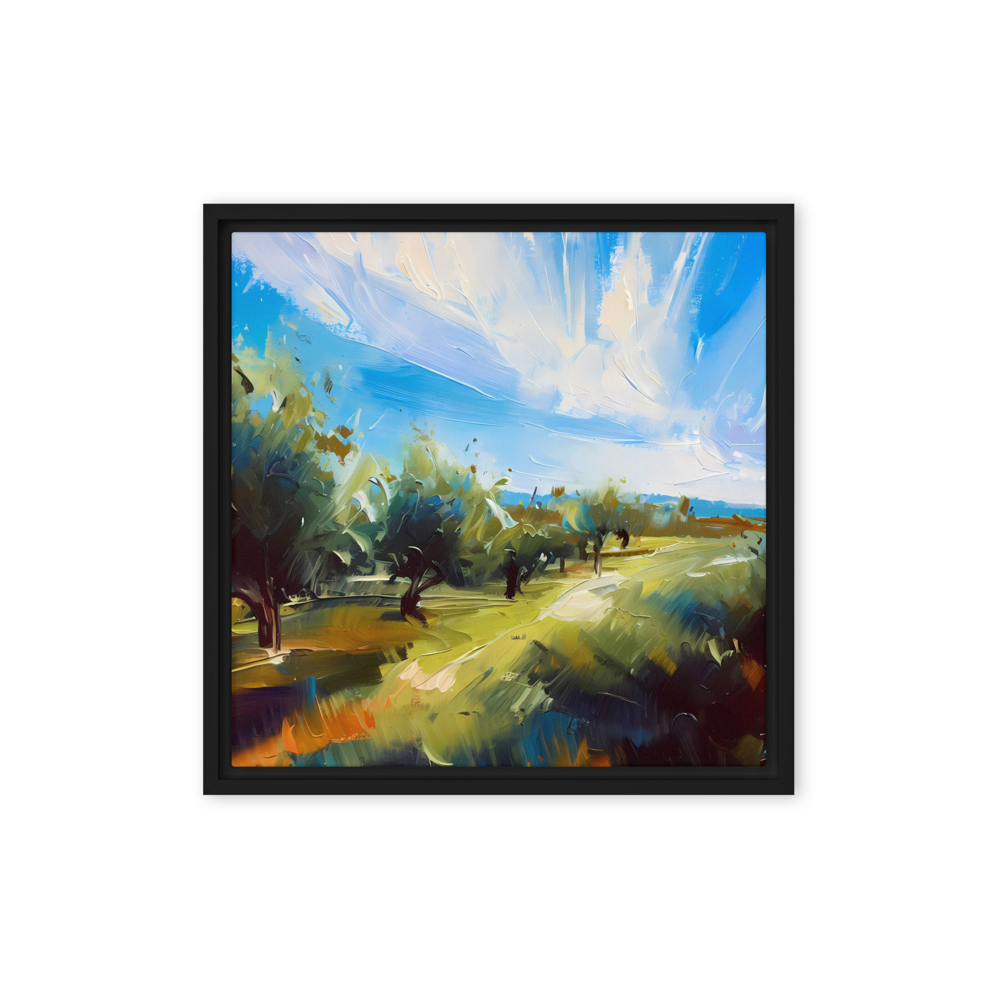 Armagh Orchard, Spring - Framed canvas print - Image 5
