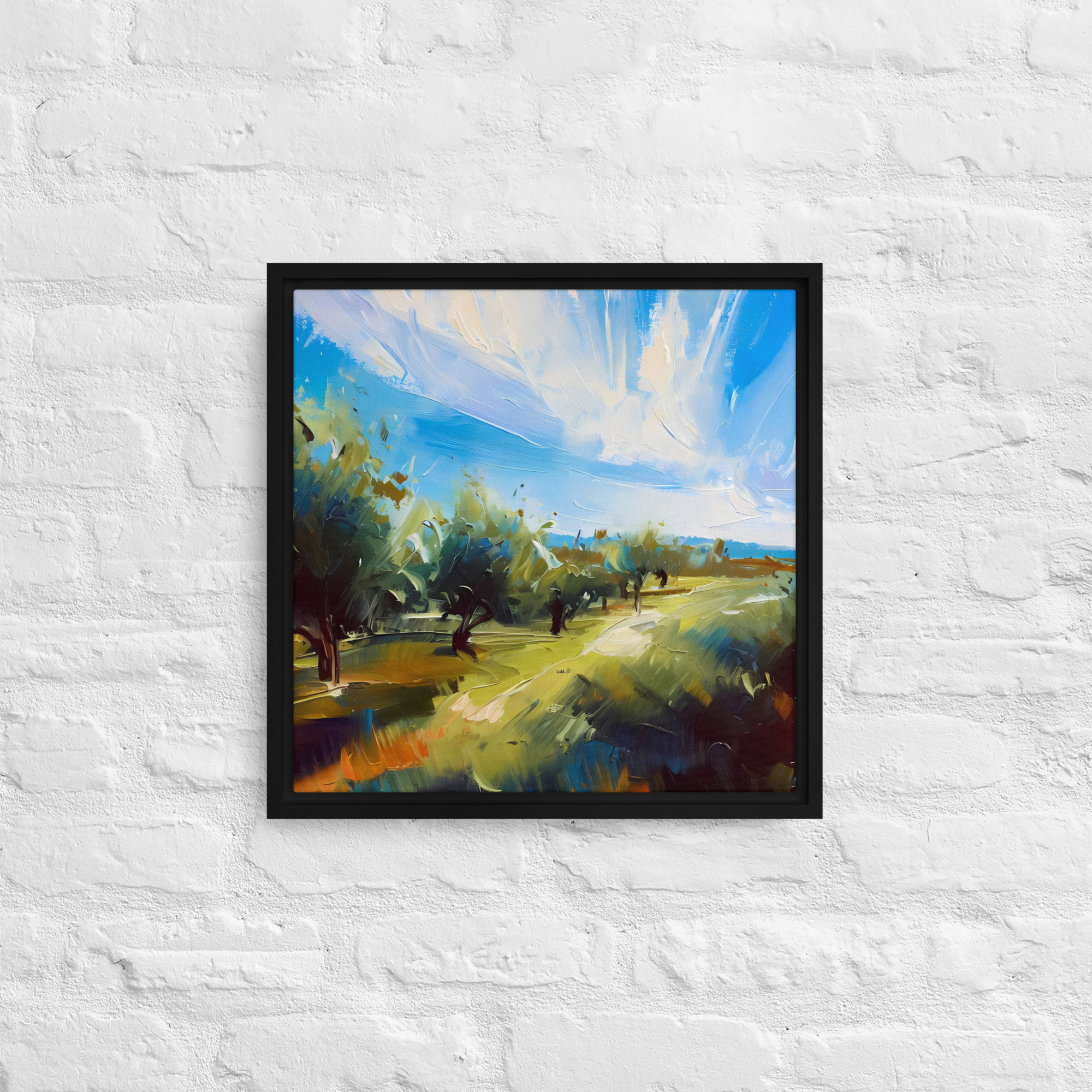 Armagh Orchard, Spring - Framed canvas print - Image 3