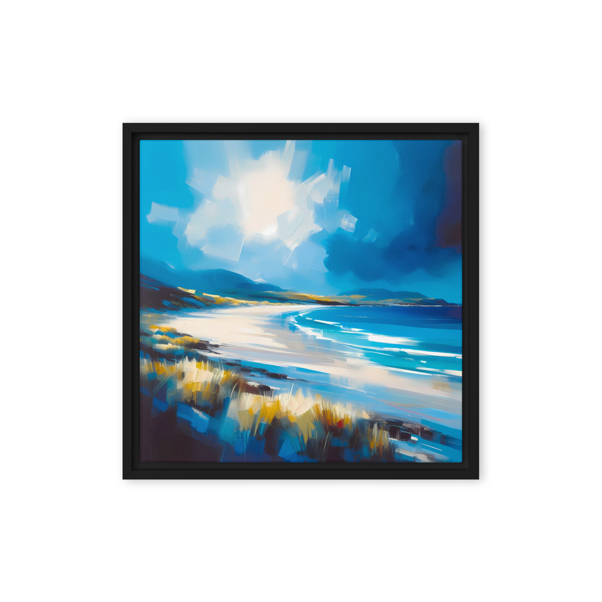 Ballymastocker Beach, Fanad, Donegal - framed canvas - Image 5