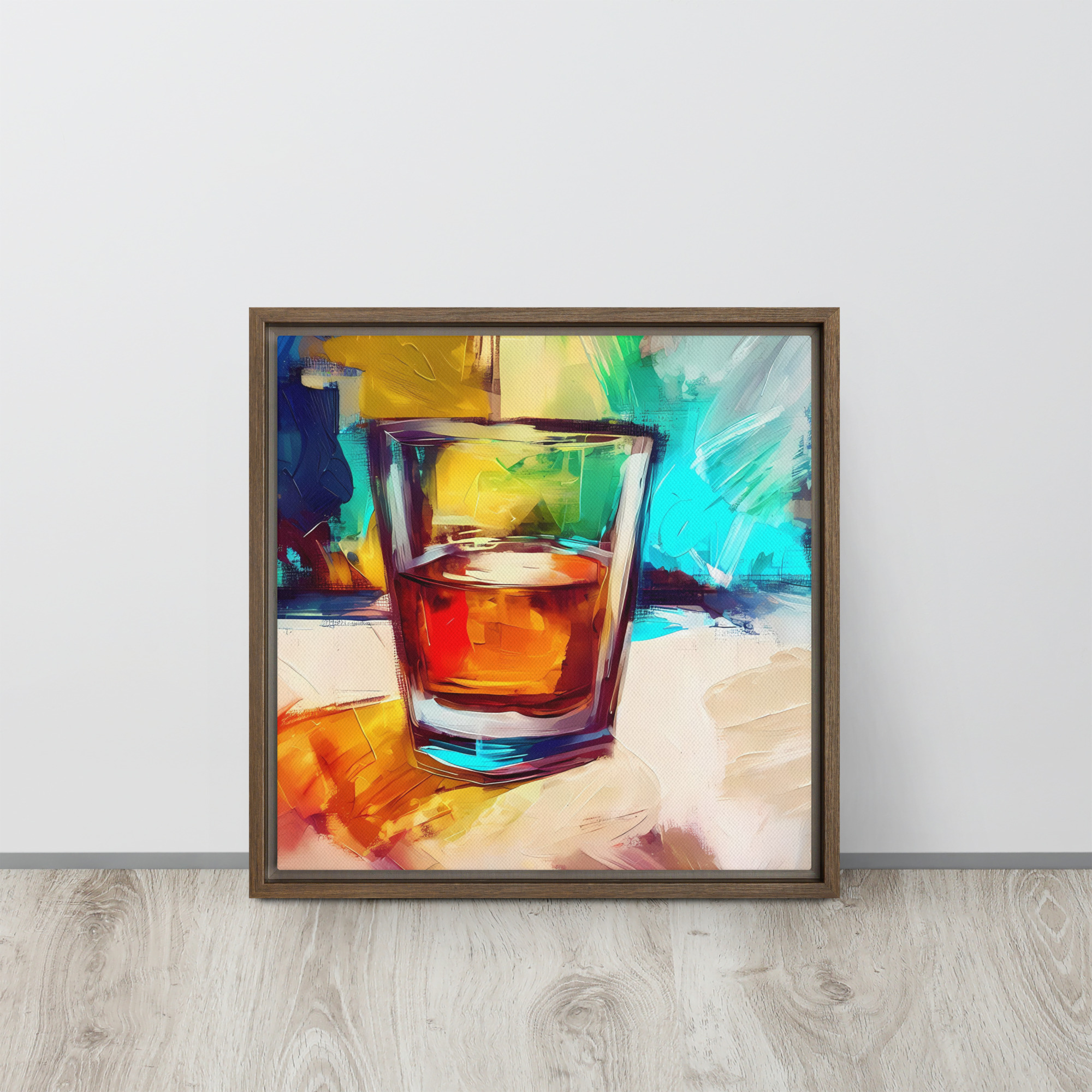 A Wee Dram - Framed canvas print - Image 4