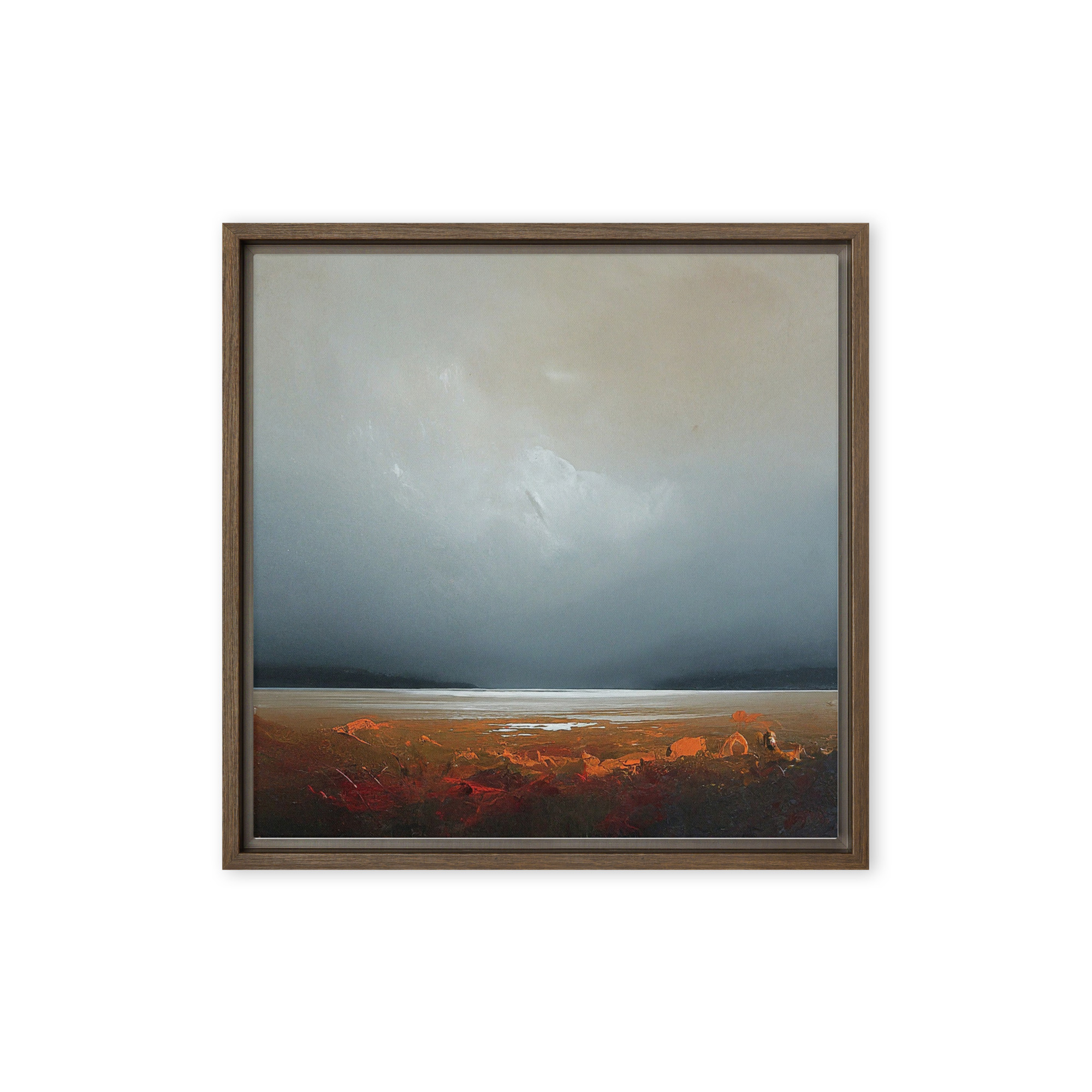 Abstract Landscape Red - Framed canvas print - Image 6