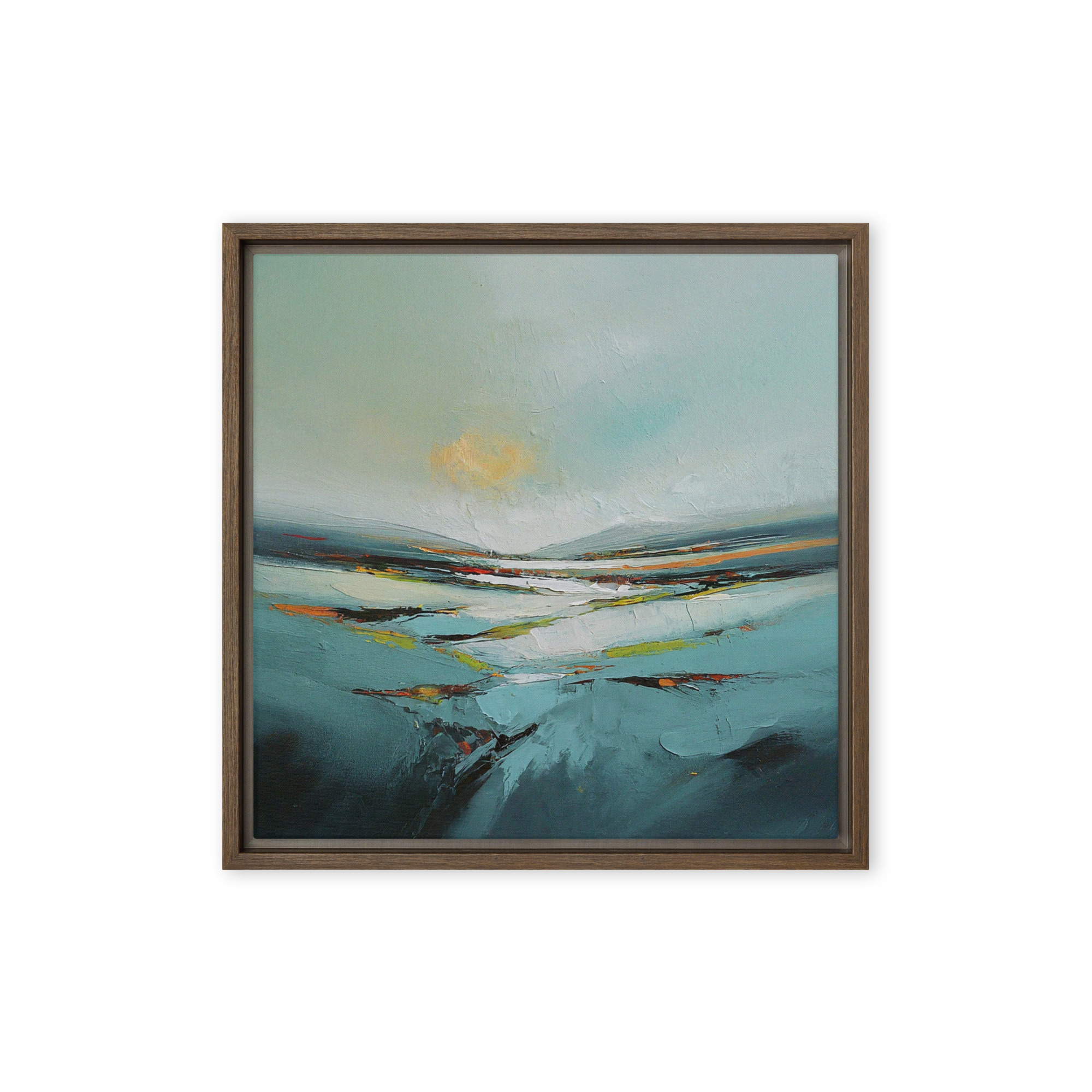 Sunrise and Mist - Framed canvas print - Image 6