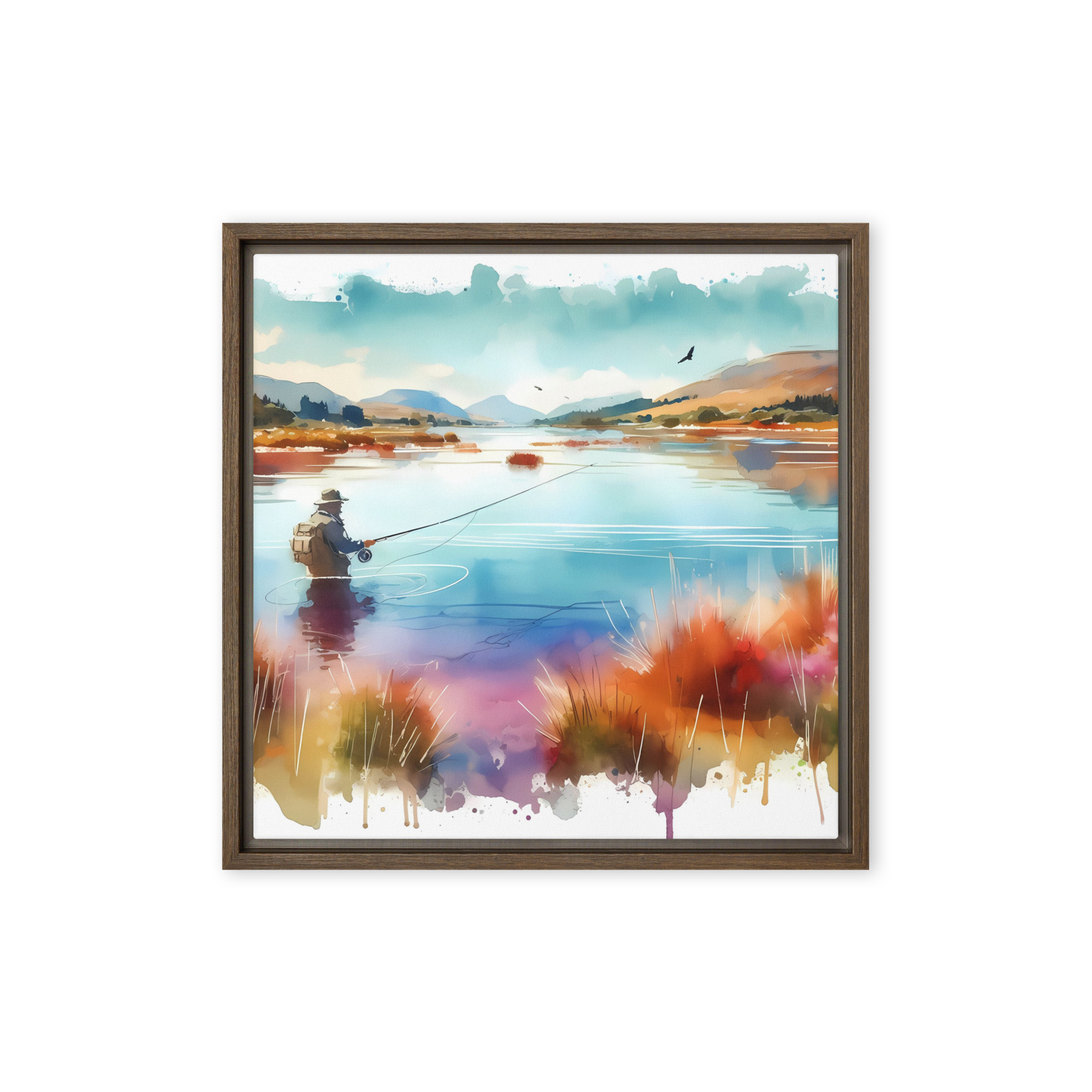 A Day At The Loch - Framed canvas print - Image 6