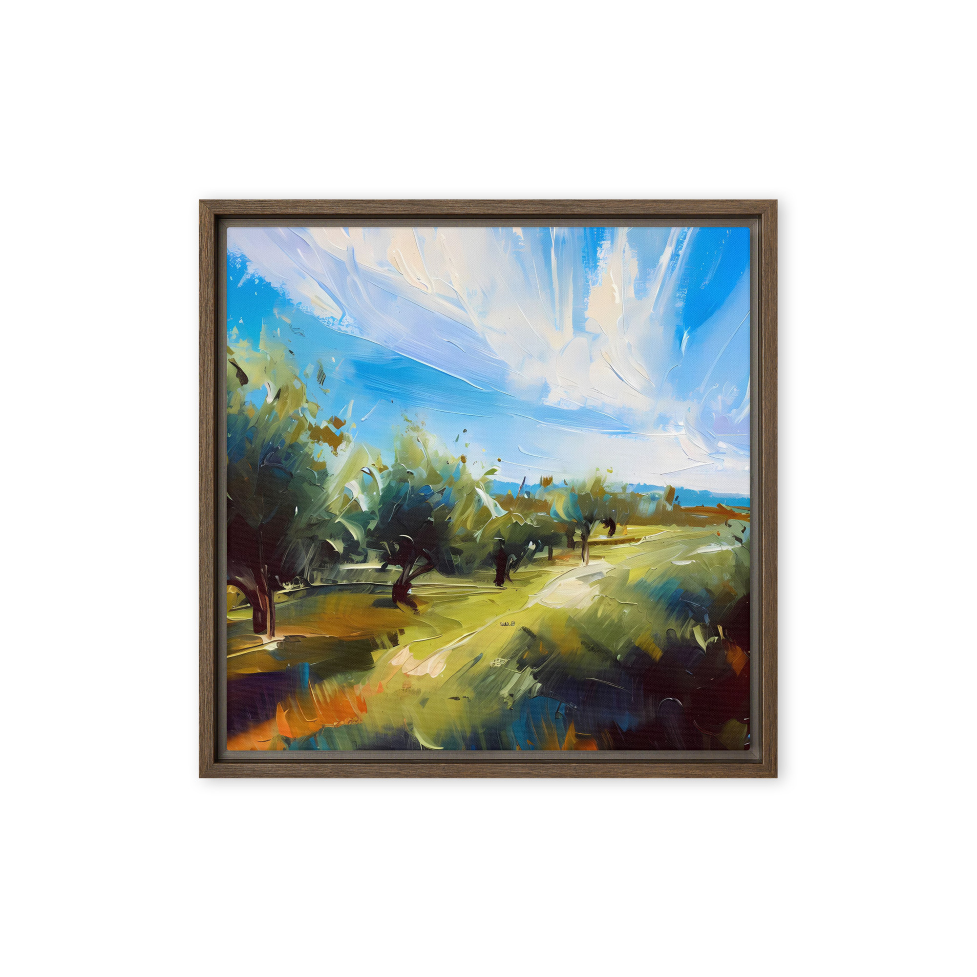 Armagh Orchard, Spring - Framed canvas print - Image 6