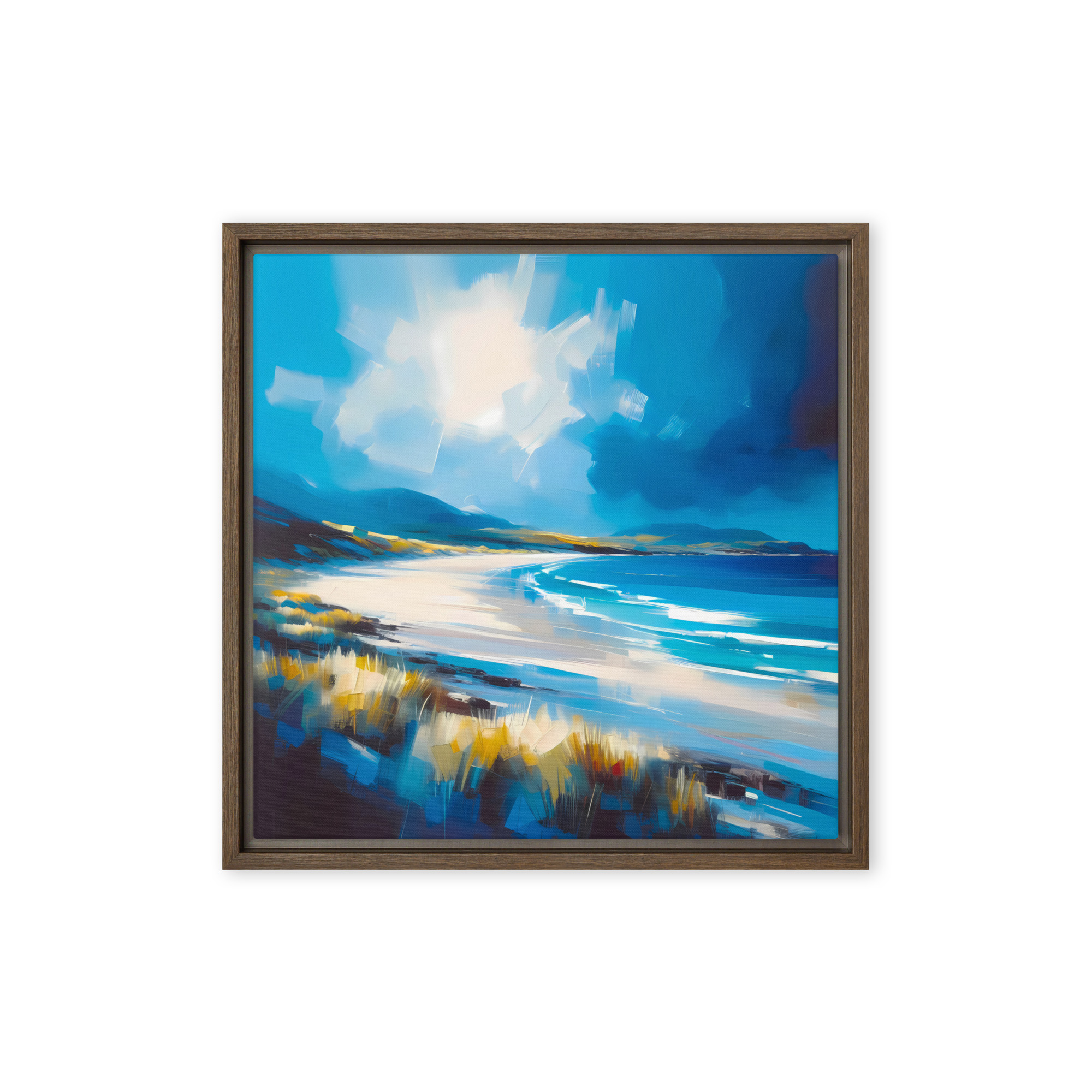 Ballymastocker Beach, Fanad, Donegal - framed canvas - Image 6