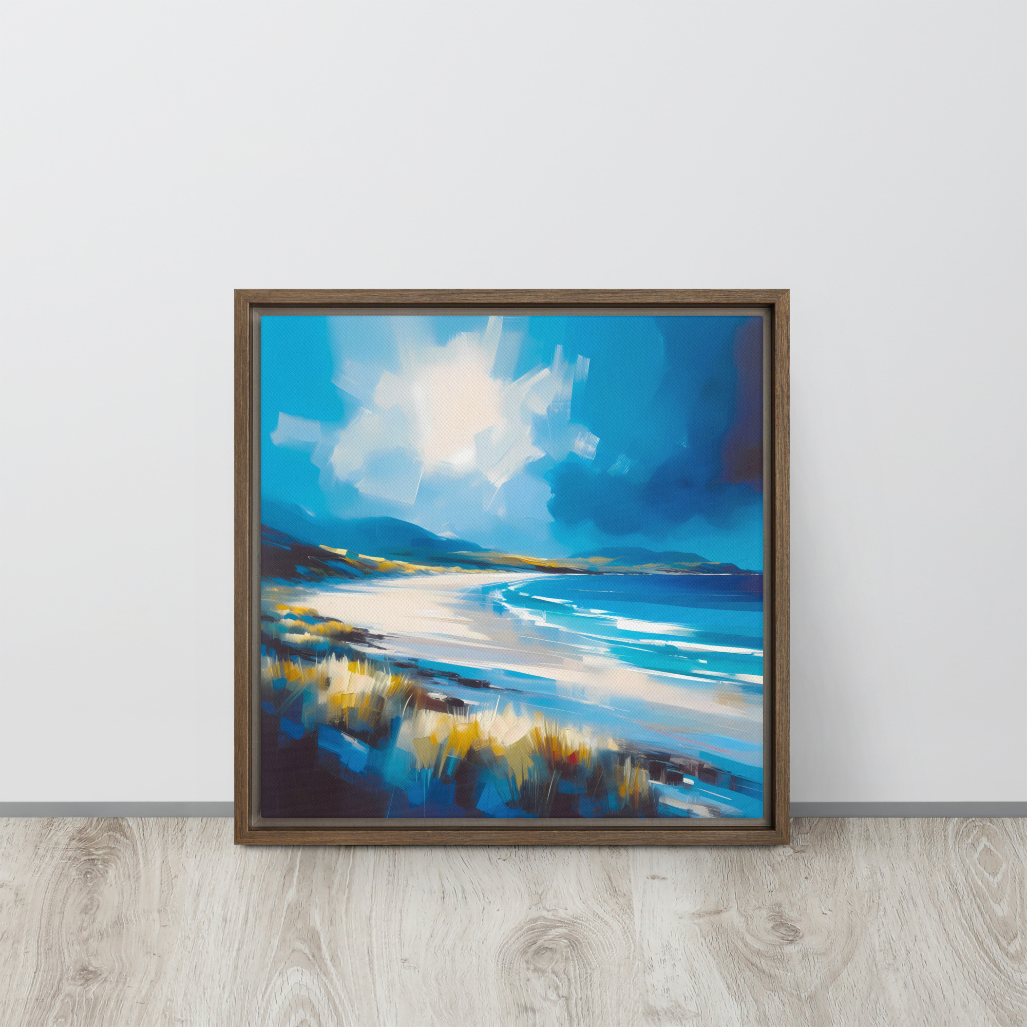 Ballymastocker Beach, Fanad, Donegal - framed canvas - Image 4