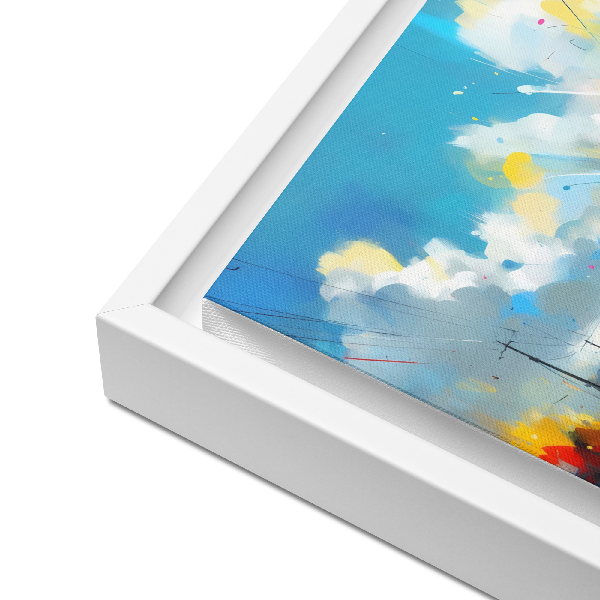 Downhill Speed - Framed canvas print - Image 10