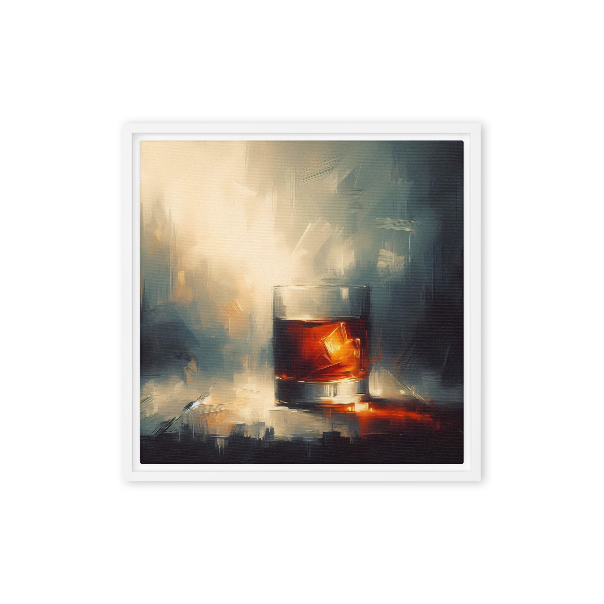 A Glass of Whisky - Framed canvas print - Image 7