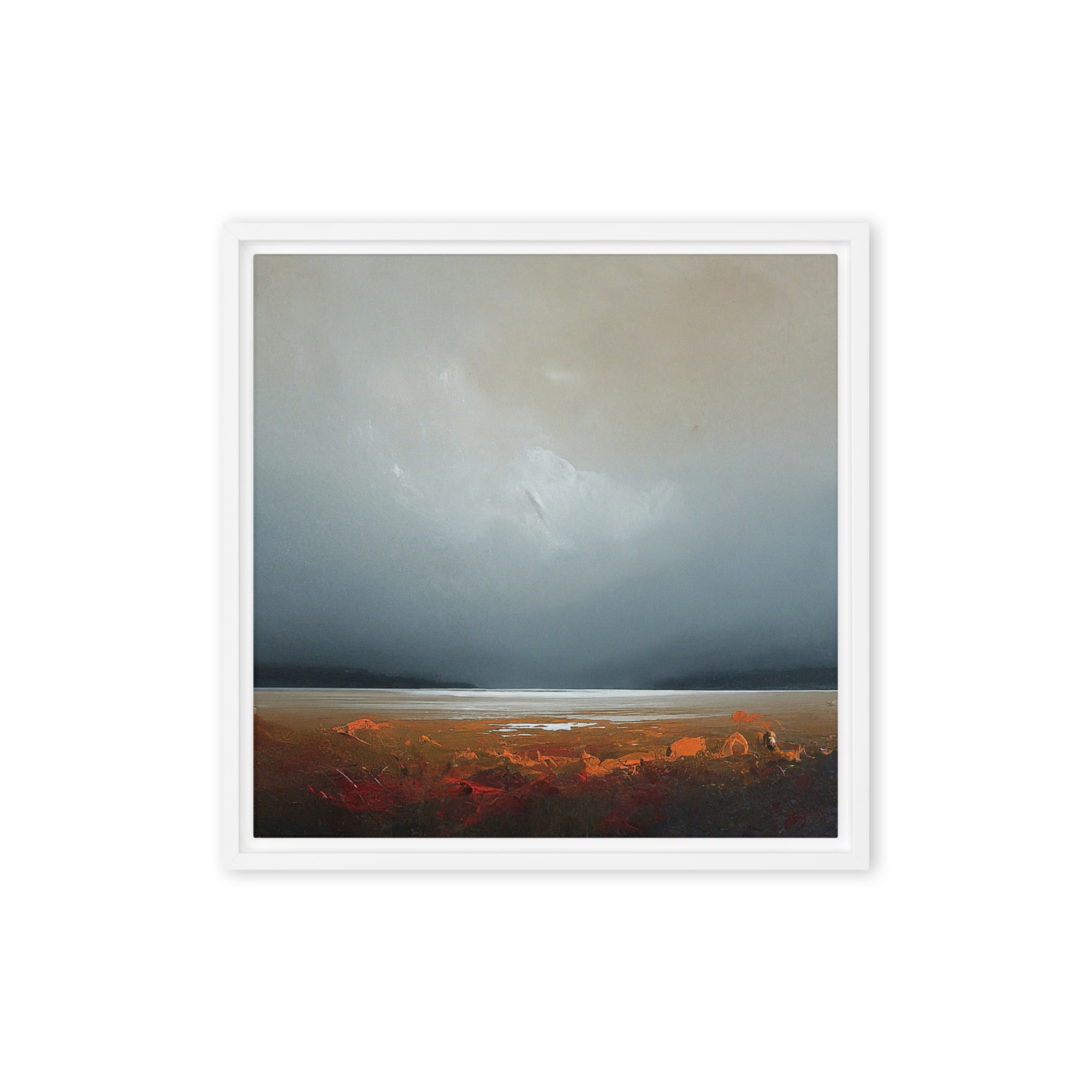 Abstract Landscape Red - Framed canvas print - Image 7