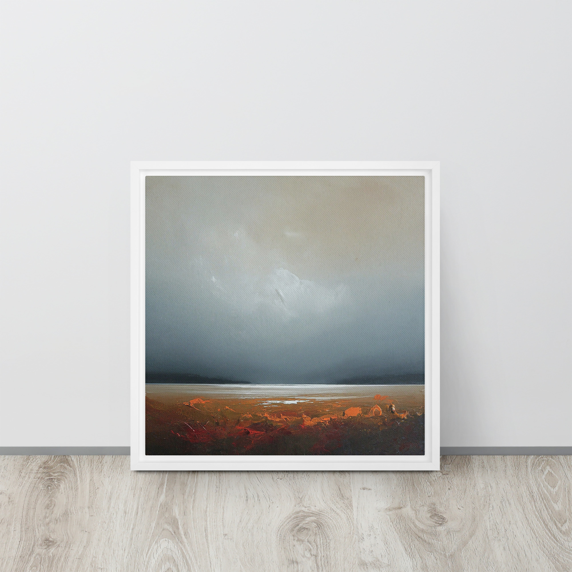 Abstract Landscape Red - Framed canvas print - Image 4