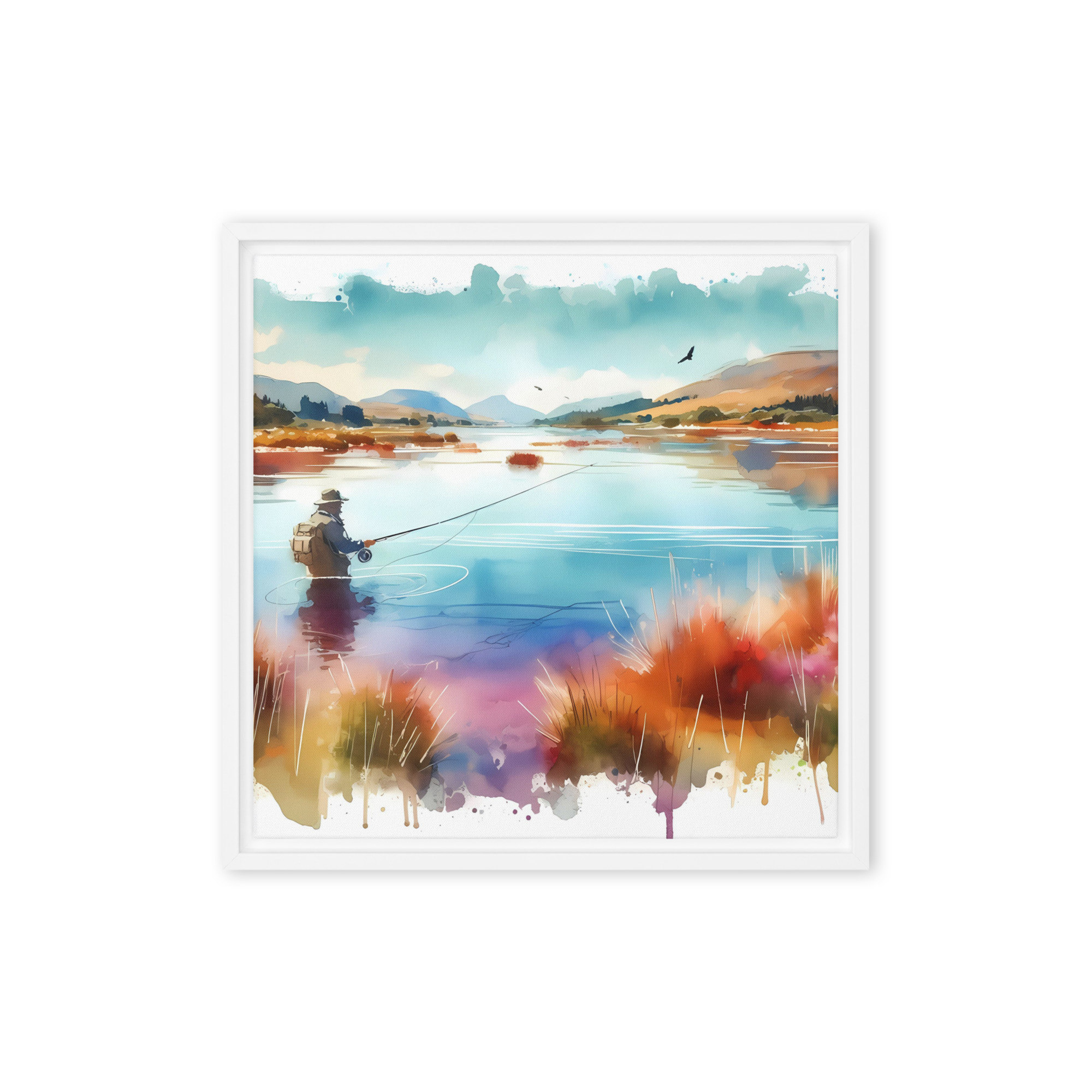 A Day At The Loch - Framed canvas print - Image 7