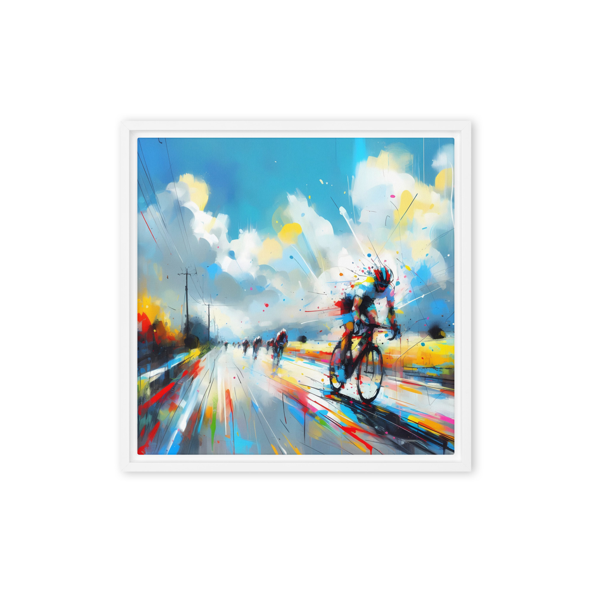 Downhill Speed - Framed canvas print - Image 7