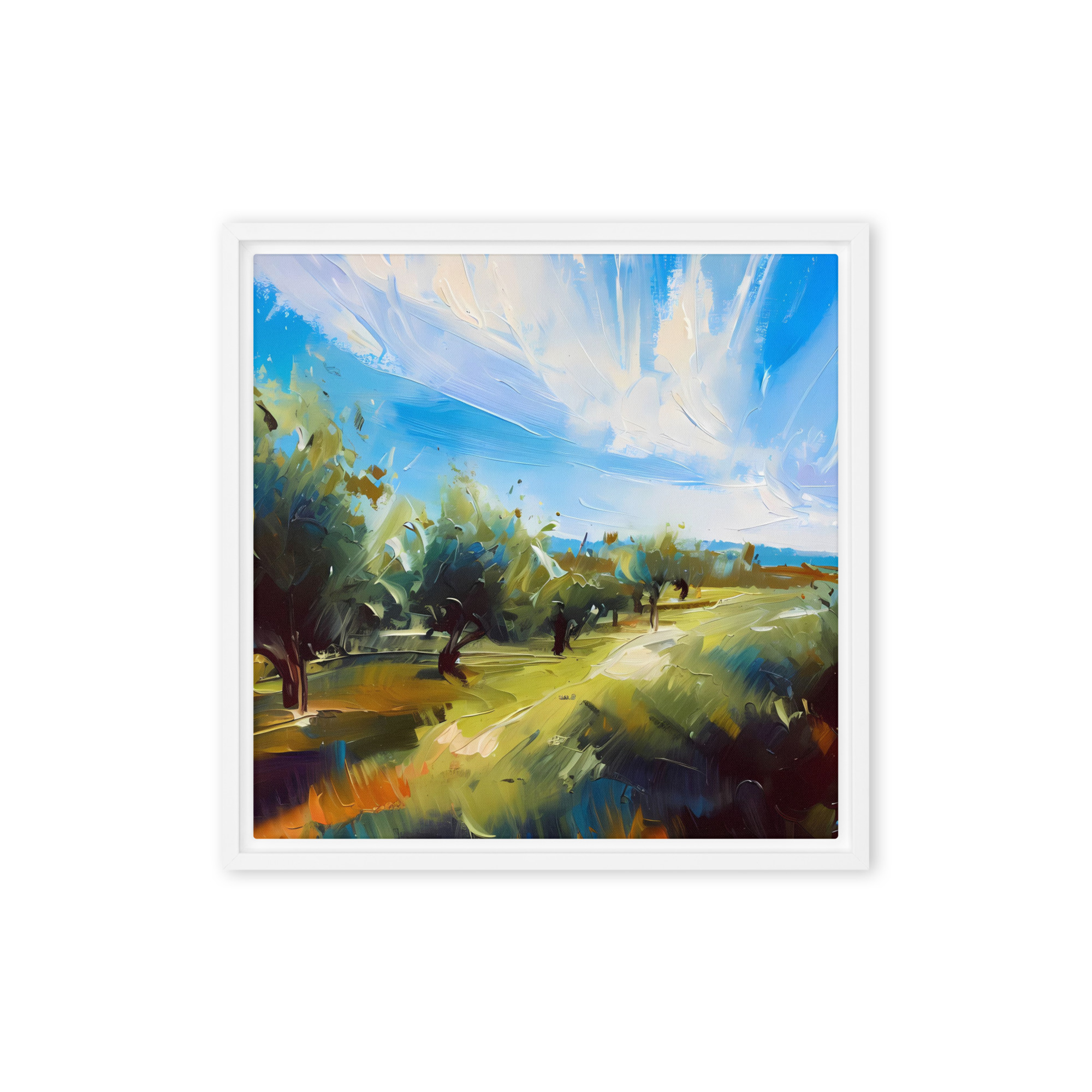 Armagh Orchard, Spring - Framed canvas print - Image 7