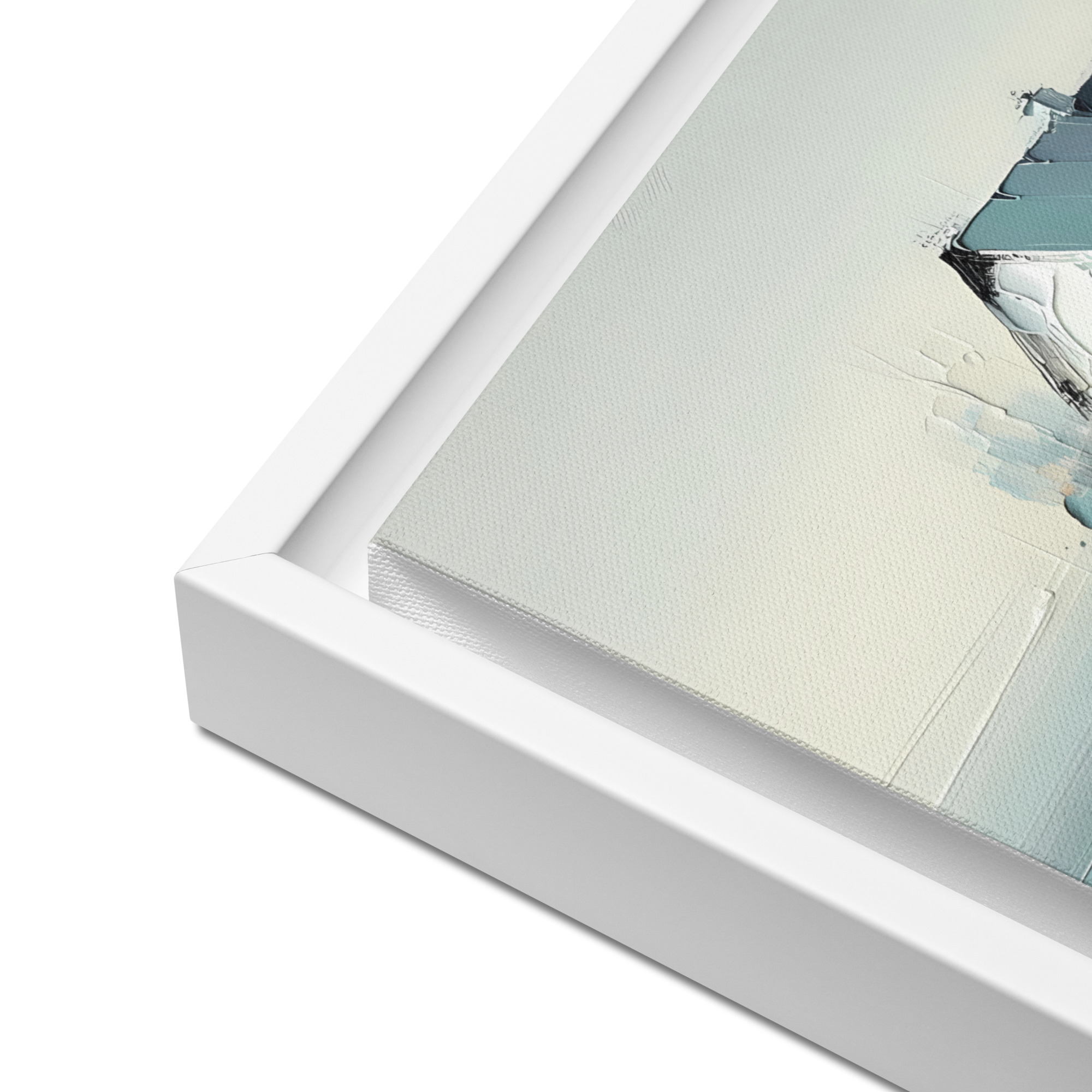 Lakeside Cottage Donegal - framed canvas print - Image 10