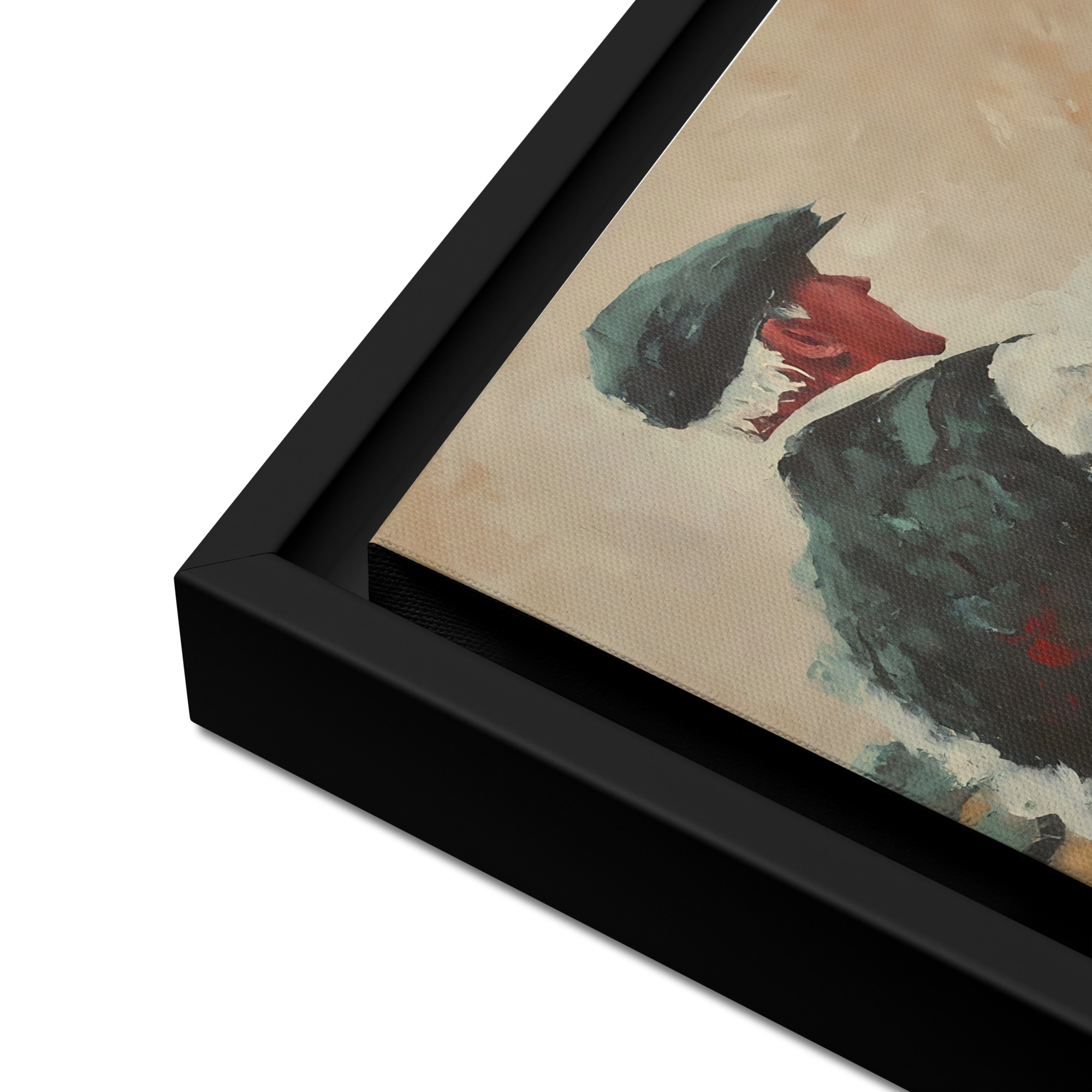 Surveying the land, Framed canvas print - Image 8