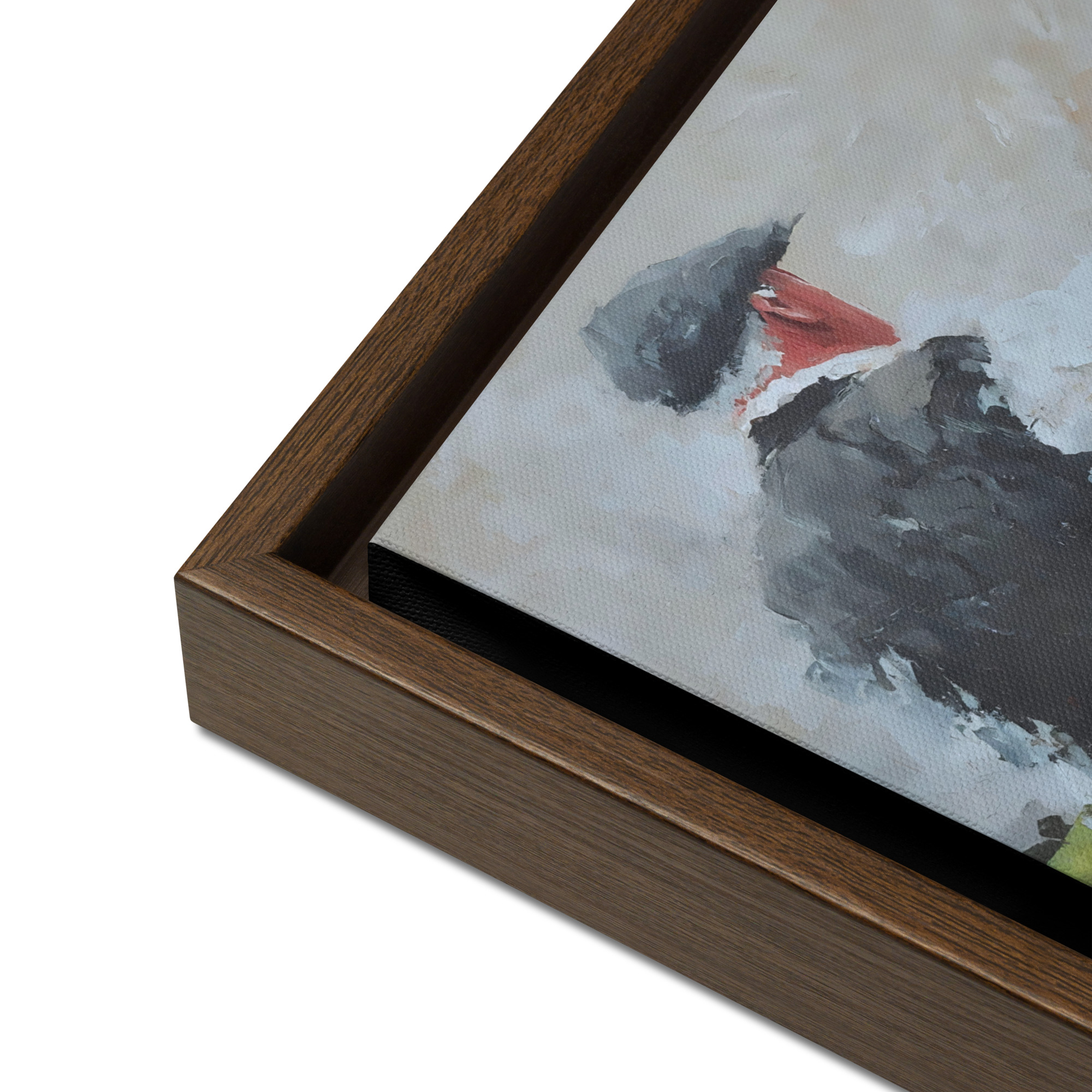 Watching over the land, Framed canvas print - Image 9