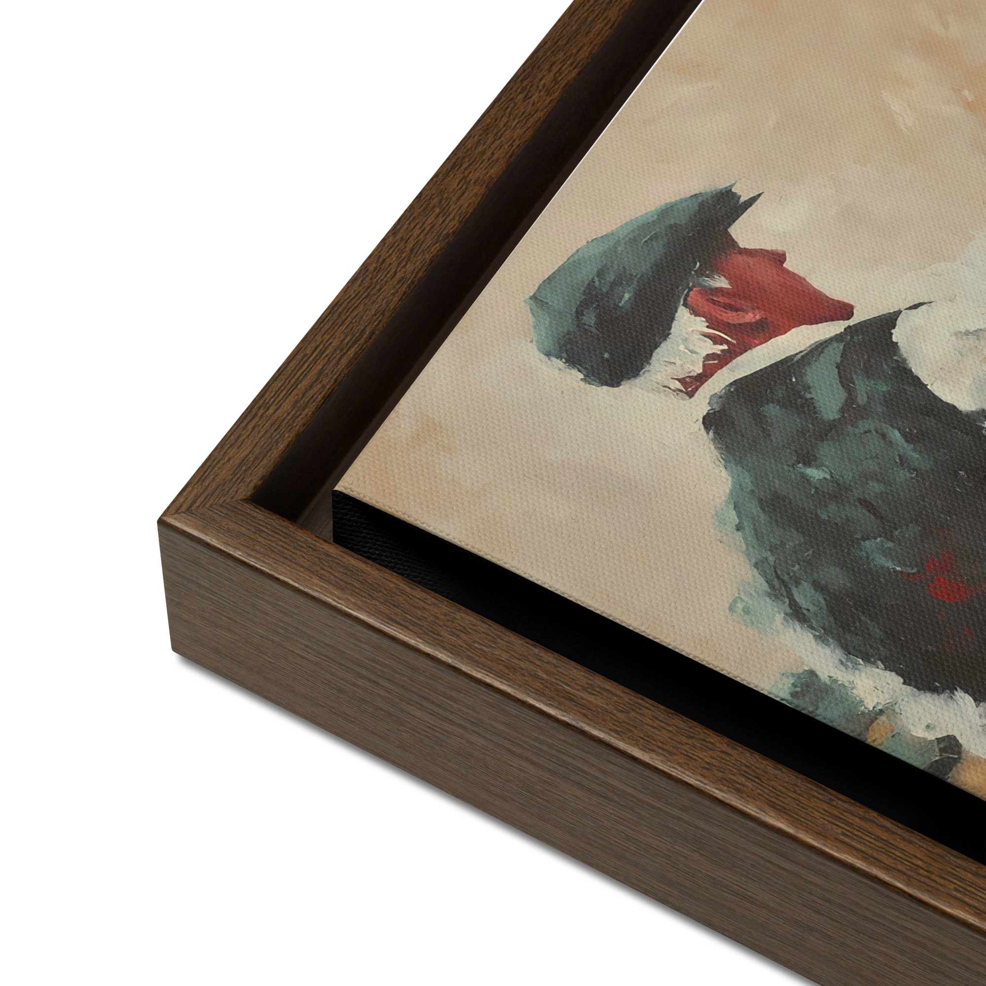 Surveying the land, Framed canvas print - Image 9