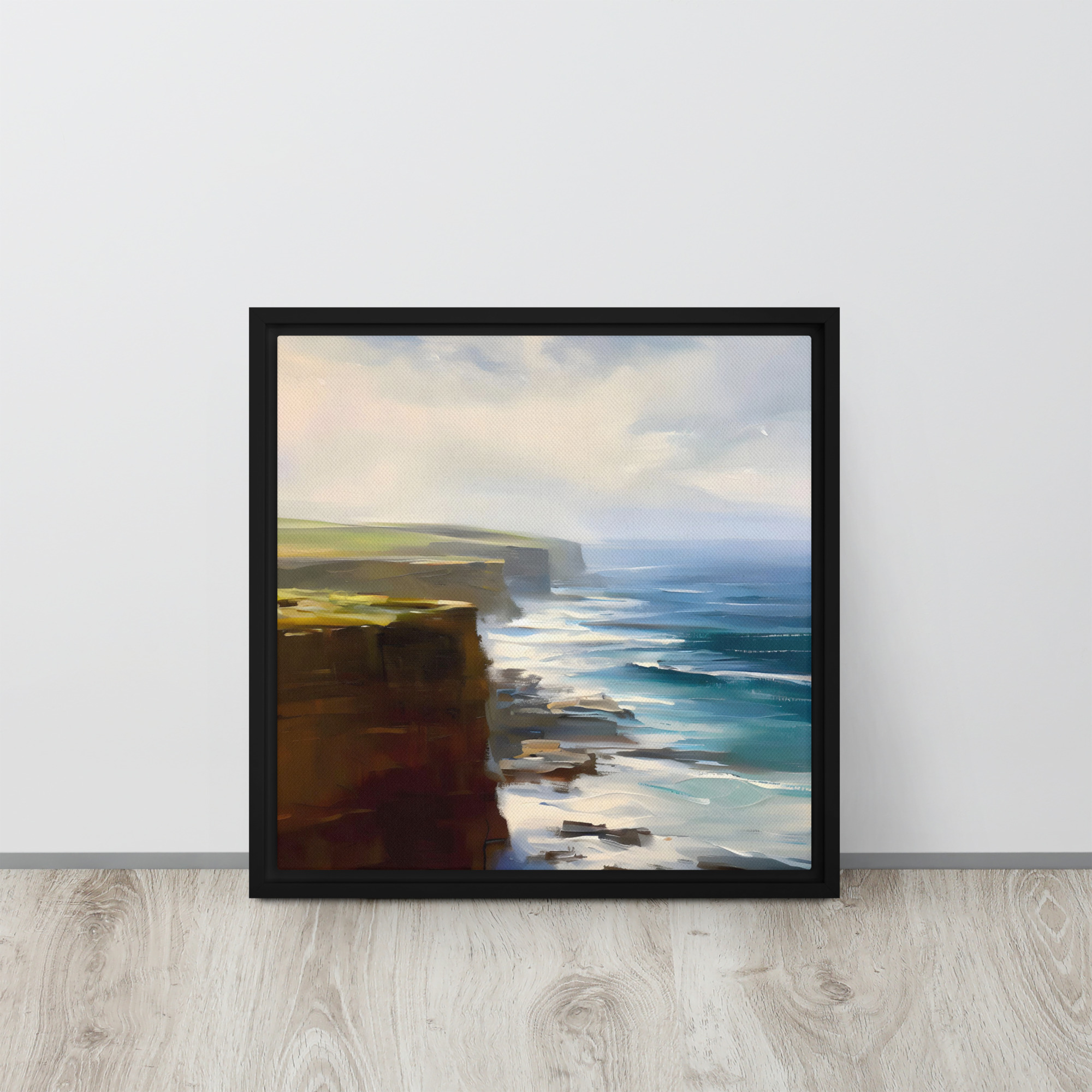 West Shore, Orkney – Premium Framed Canvas Seascape by Stefan Birch - Image 5