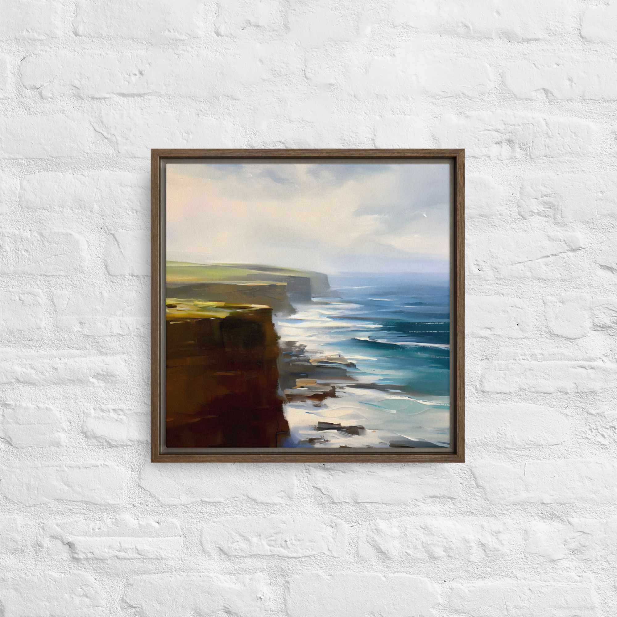 West Shore, Orkney – Premium Framed Canvas Seascape by Stefan Birch - Image 6