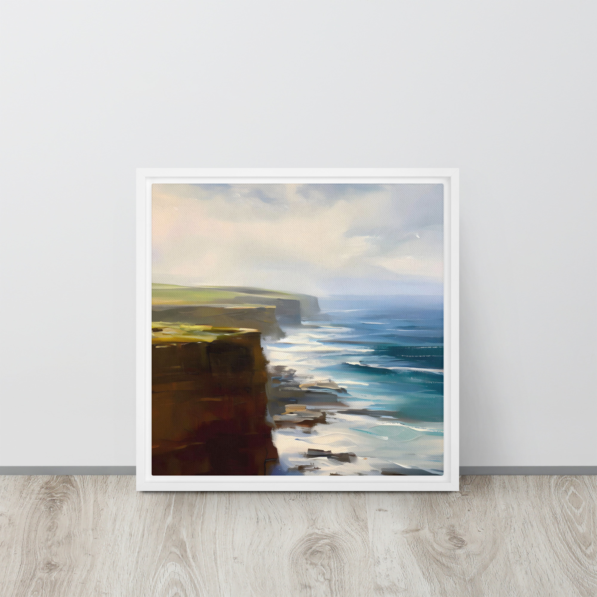 West Shore, Orkney – Premium Framed Canvas Seascape by Stefan Birch - Image 7